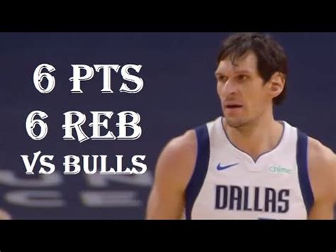 Boban Marjanovic Pts Reb Dallas Mavericks Vs Chicago Bulls