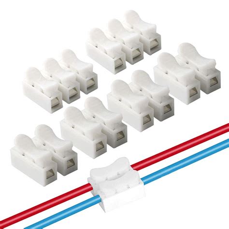 Qitindasen Pcs Spring Wire Connectors Kit Quick Cable Connector