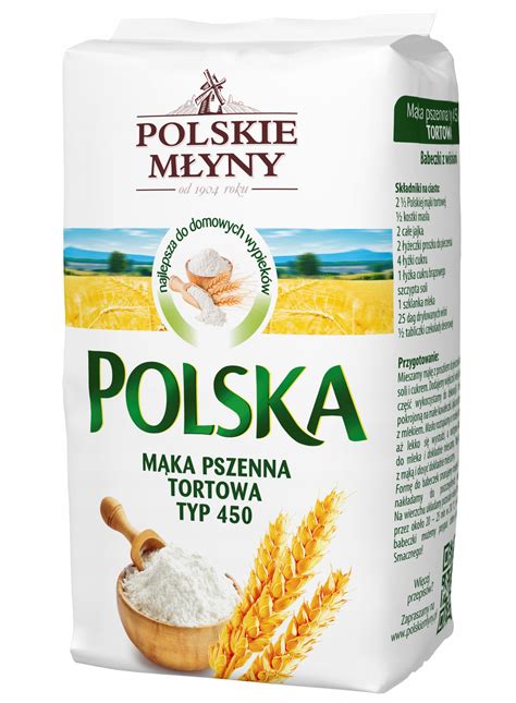 Mąka pszenna tortowa typ 450 Polskie Młyny 1 kg 14281140231 Allegro pl