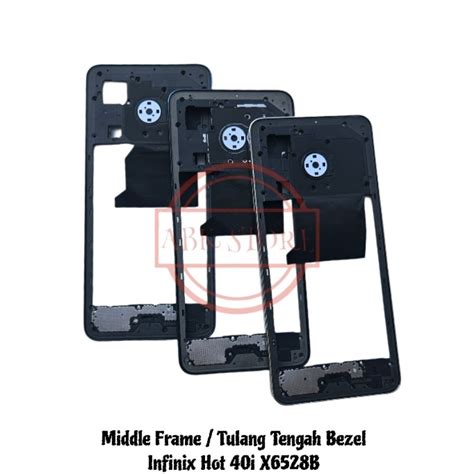 Jual Middle Frame Tulang Tengah Bezel Rangka Casing Infinix Hot I X B Shopee Indonesia