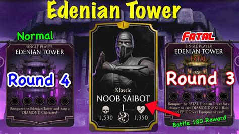 Mk Mobile Edenian Tower Rewards And Gameplay Klassic Noob Saibot