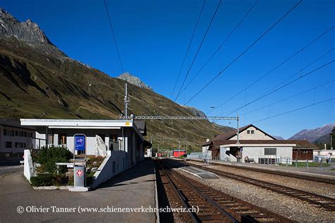 Bild Bahnhof Realp Schienenverkehr Schweiz Ch