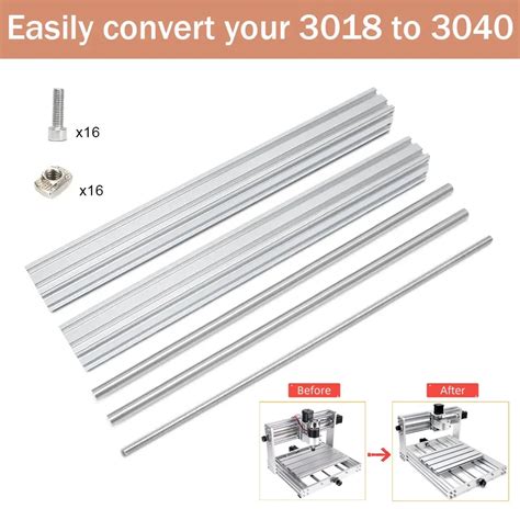 3018 Y Axis Extension Kit Cnc 3018 Max Upgrade Extension Kit For 3018 To 3040 Compatible