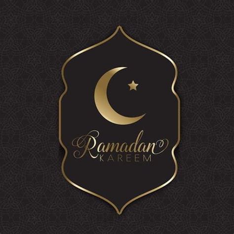 Fondo de Ramadán dorado y negro eps UIDownload