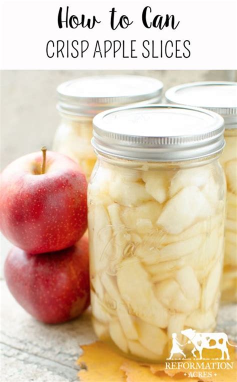 Canning Crisp Apple Slices