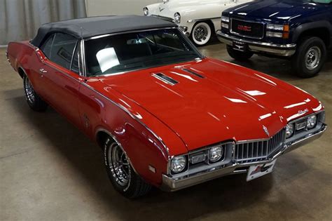 1968 Oldsmobile Cutlass Convertible Red With 59069 Miles Available Now Classic Oldsmobile