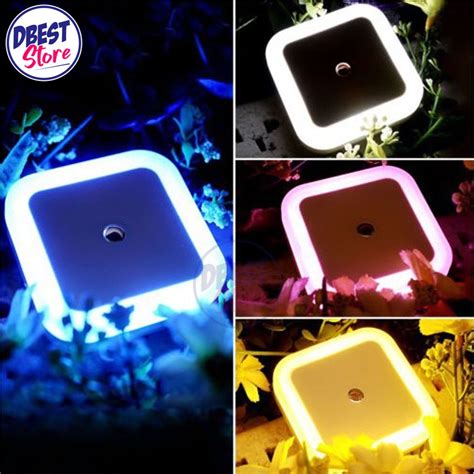 Jual Lampu Tidur Otomatis Malam Led Kontrol Sensor Pintar Cahaya Kamar