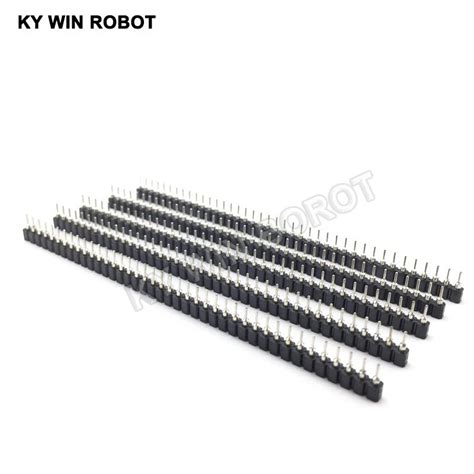 10pcslot 40p Female Header 1x40 Pin 254 Round Female Pin Header