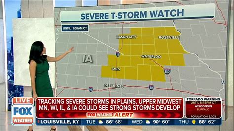 Severe Thunderstorm Watches Remain In Iowa Overnight Latest Weather