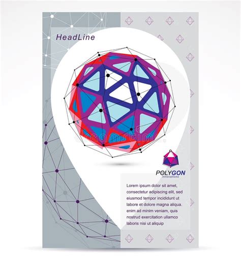Computer Brochure Stock Vector Illustration Of Business 14508557