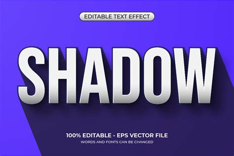 White Text Effect with Realistic Shadow Graphic by Alfaruki Design · Creative Fabrica