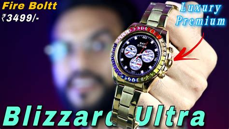 Best Luxurious Premium Smartwatch Fire Boltt Blizzard Ultra Review