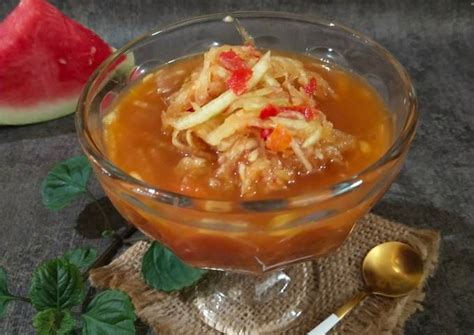 Resep Rujak Serut Kulit Semangka Oleh Shanty Yuniar Cookpad