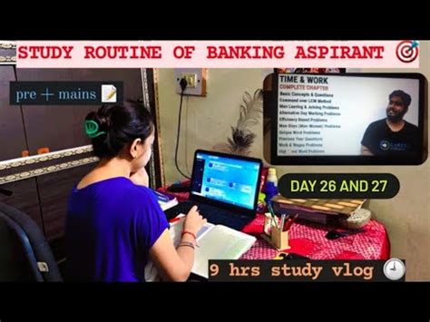 Full Day Study Routine Of Banking Aspirant Pre Mains