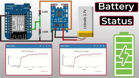 Iot Based Battery Status Monitoring System Using Esp