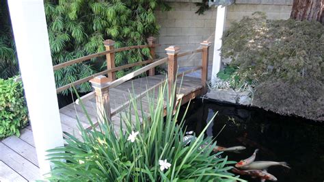 Bridge Over Koi Pond Mike S Evergreen Inc