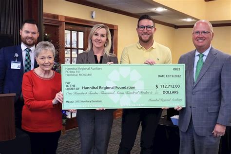 Hannibal Regional Auxiliary Demonstrates Compassionate Giving In 2022