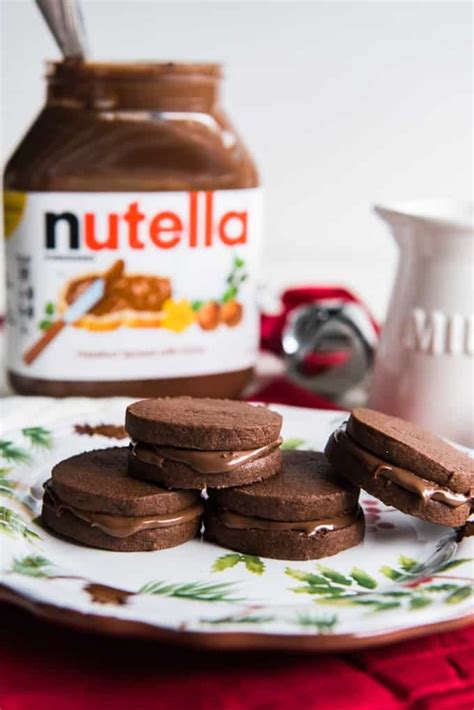 Chocolate Nutella Sandwich Cookies House Of Nash Eats