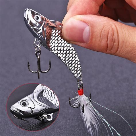 Cheap Pc Hard Sequin Fishing Lure Long Casting Metal Fish Spinner