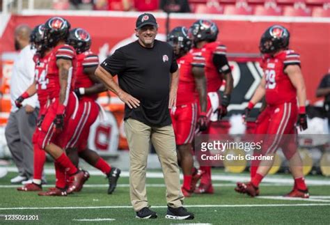 University Of Utah Head Coach Kyle Whittingham Photos And Premium High