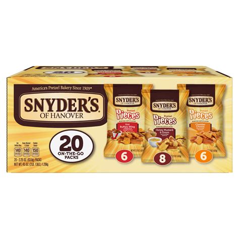 Buy Snyders Of Hanover Pretzel Pieces Variety Pack Ct Online In