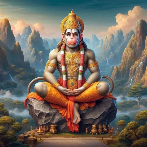 Premium Photo Photo Of Lord Hanuman Hindu God Indian Hanuman Jayanti