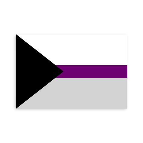 Demisexual Pride Flag Sticker 4 X6