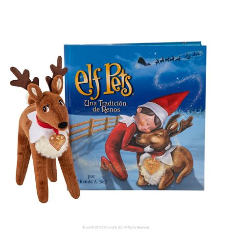 The Elf On The Shelf Elf Pets Cuento Y Peluche Reno Cefa Toys El