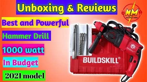 Buildskill Hammer Drill Unboxing Review Mm Hammer Drill