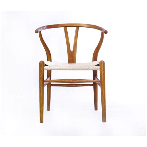 Tomile Wishbone Chair For Dining Room Ash Wood Hans Wegner Y Chair