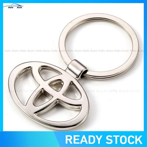 Stainless Steel Metal Toyota Car Logo Keychain D Key Chain Shopee