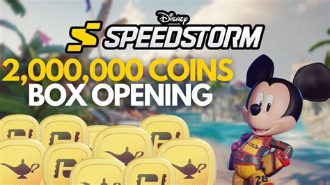 Spending OVER 2 000 000 Coins On Boxes In Disney Speedstorm Massive