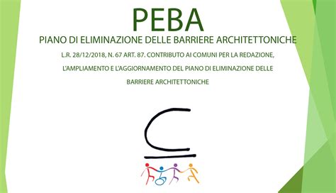 Peba Piano Di Eliminazione Delle Barriere Architettoniche Citt Di