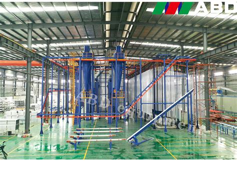 Plc Fluidized Bed Powder Coating Equipment Surface Treatment Line V V