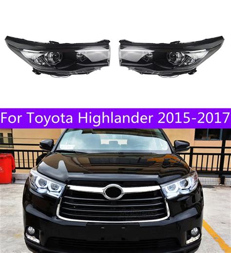 Led Drl Hid Led Drl Headlights For Toyota Highlander And Kluger Models Eagle Eye Angel Eye And Bi