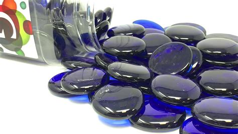 Gemnique Large Glass Gems Sapphire Blue 48 Oz Youtube