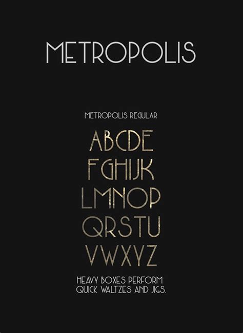 28 Best Art Deco Fonts