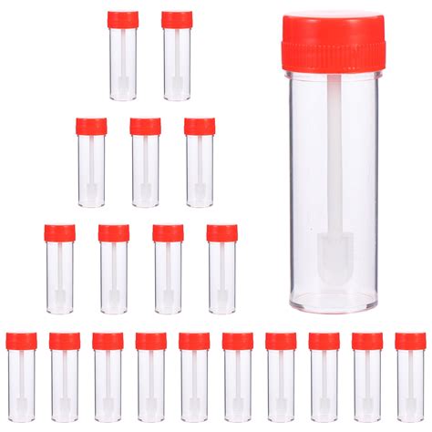 Pcs Stool Sampling Tubes Plastic Sampling Tubes Disposable Test Tubes