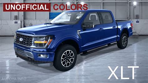 Redesigned 2024 Ford F 150 Shows 4 Trims In All Their Glory Albeit