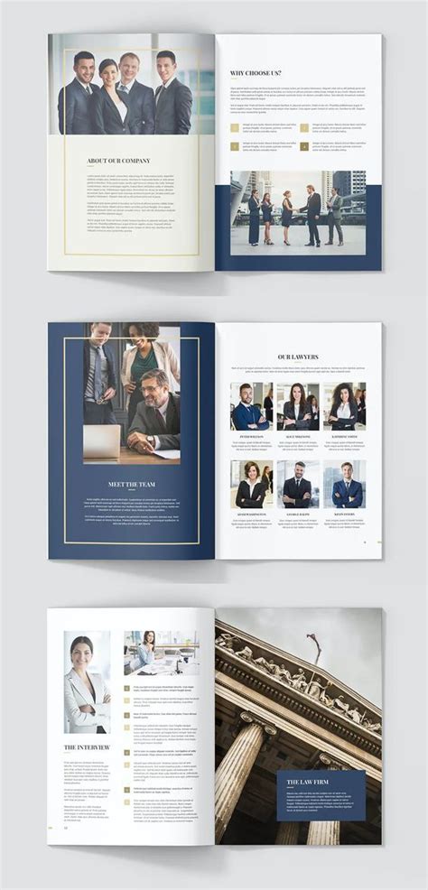 Prawnik Law Firm Company Profile Design Template Place In 2024 Company Profile Design