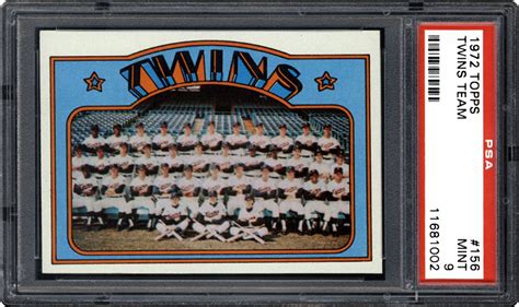 1972 Topps Twins Team Psa Cardfacts®