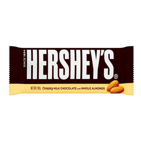 Hersheys Creamy Milk Chocolate With Almonds Bar Case