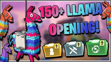 Opening Over Llamas In Fortnite Save The World Youtube