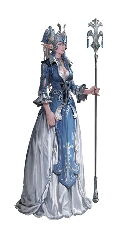 Female Elf Aristocrat Noble Queen Pathfinder Pfrpg Dnd Dandd D20