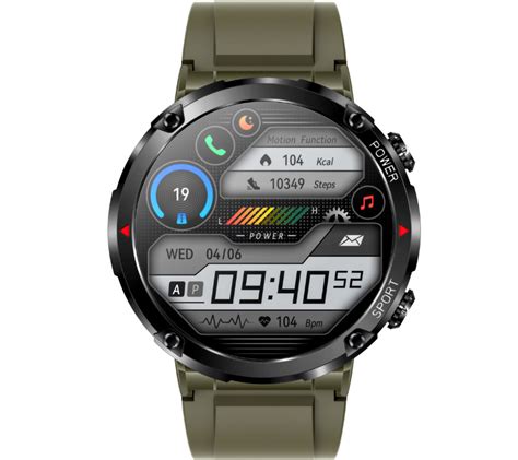 Zegarek Smartwatch Rubicon Rnce Zielony Ponadczasowi