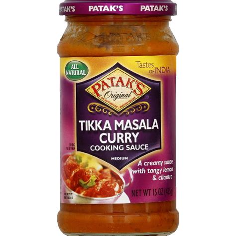 Buy Pataks Tikka Masala Curry Simmer Sauce Medium 15 Oz Quicklly Indian Grocery Nationwide