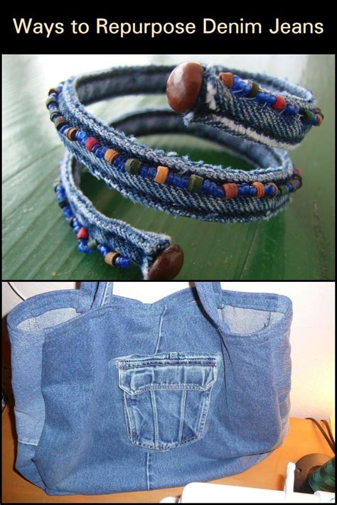 21 Ways To Repurpose Denim Jeans Craft Projects For Every Fan Jean Crafts Repurposed Denim