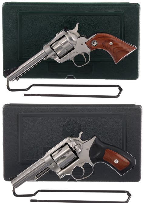 Two Ruger Revolvers With Cases Rock Island Auction