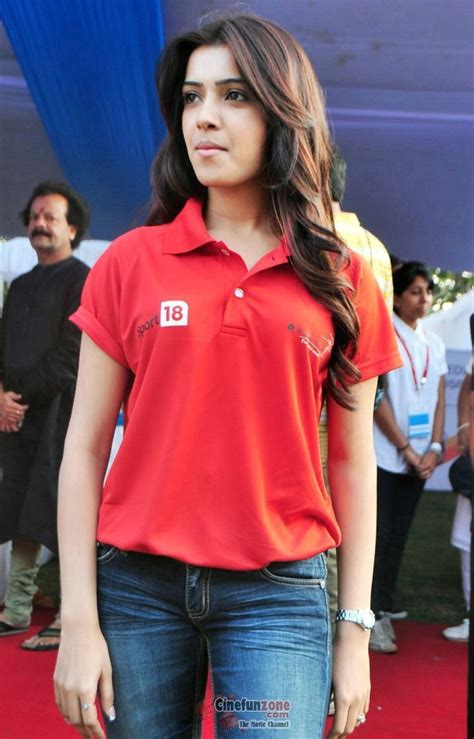 Bollywood Celebrity Photos Samantha Latest Hot Stills Now In Red And Blue