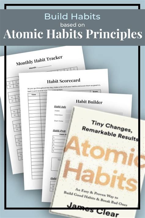 Atomic Habits Worksheets Pdf